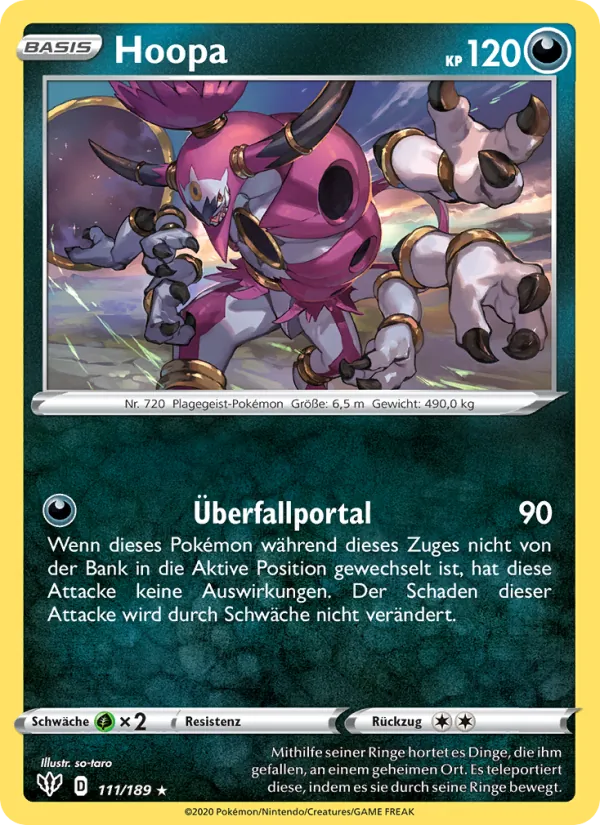 Hoopa Flammende Finsternis 111/189