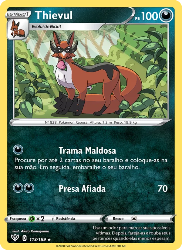 Thievul Escuridão Incandescente 113/189