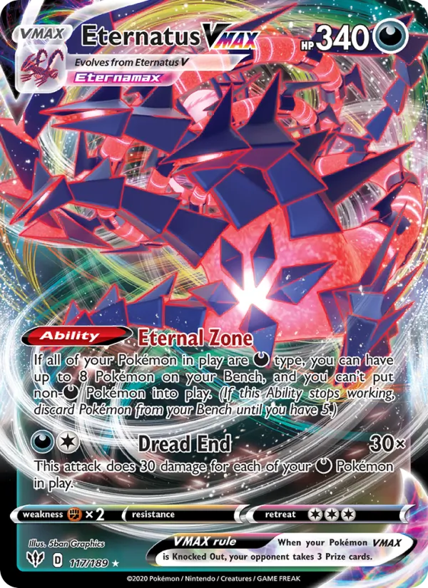 Eternatus VMAX Darkness Ablaze 117/189