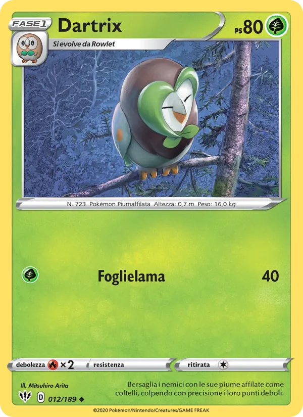 Dartrix Fiamme Oscure 12/189
