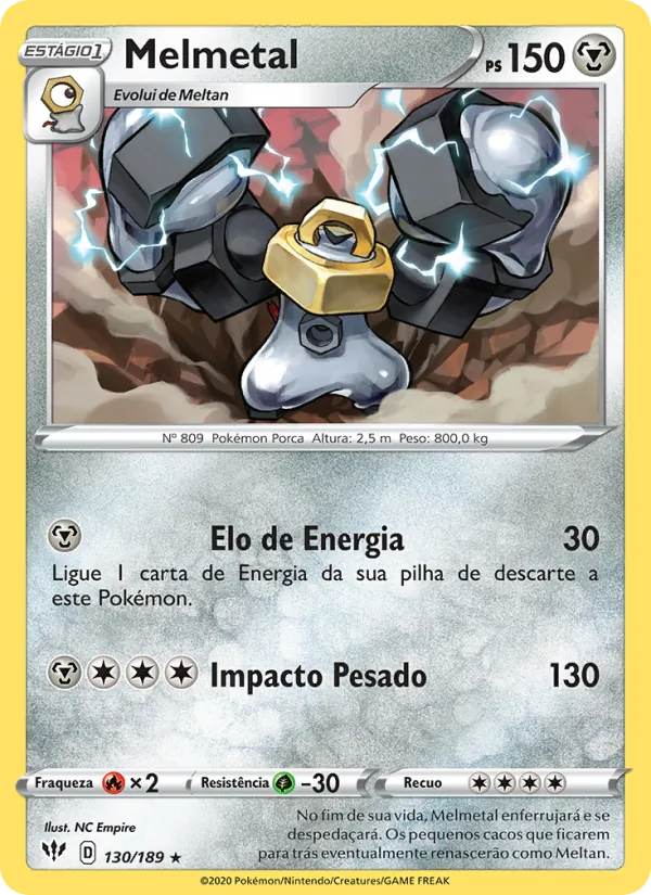Melmetal Escuridão Incandescente 130/189
