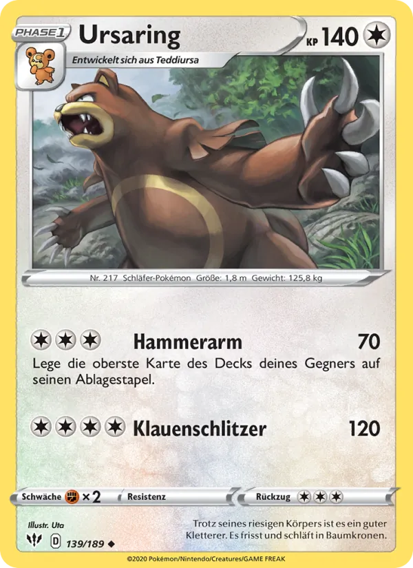 Ursaring Flammende Finsternis 139/189