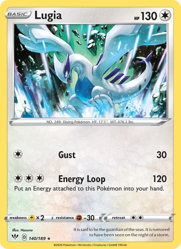 Lugia Darkness Ablaze 140/189