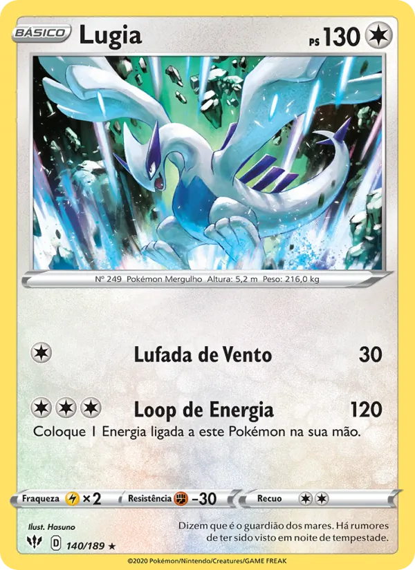 Lugia Escuridão Incandescente 140/189