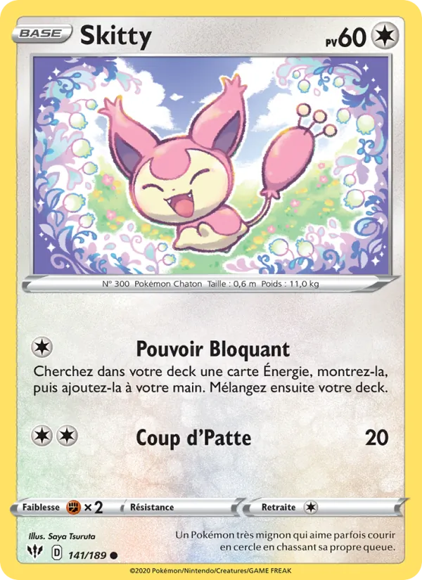 Skitty Ténèbres Embrasées 141/189