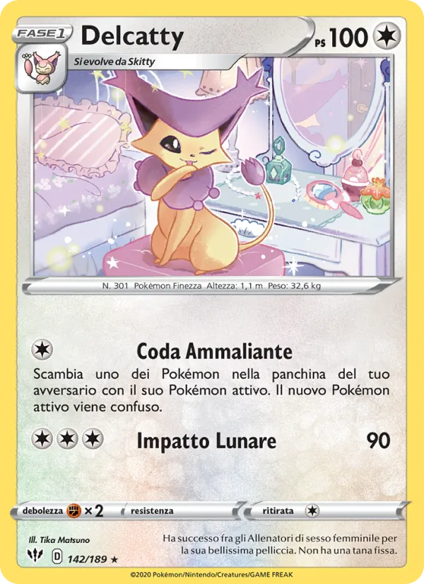 Delcatty Fiamme Oscure 142/189