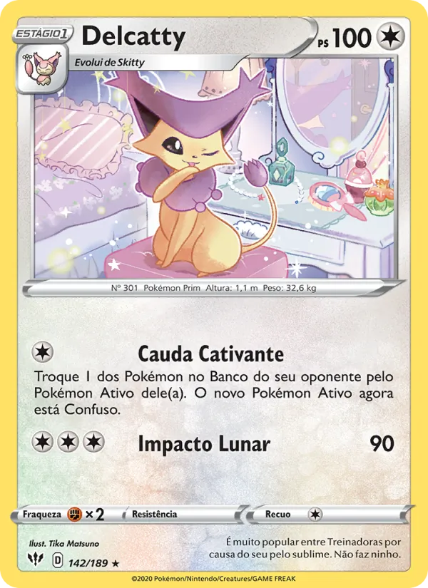 Delcatty Escuridão Incandescente 142/189