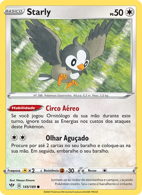 Starly Escuridão Incandescente 145/189