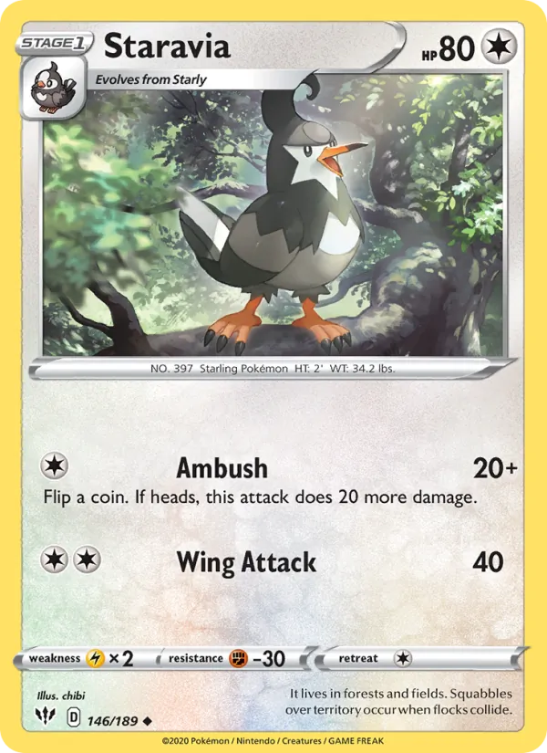 Staravia Darkness Ablaze 146/189