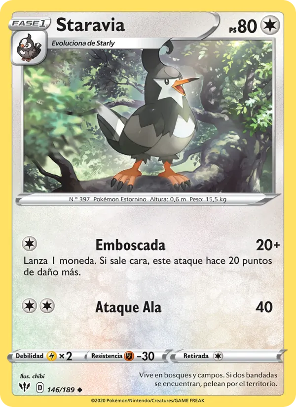 Staravia Oscuridad Incandescente 146/189