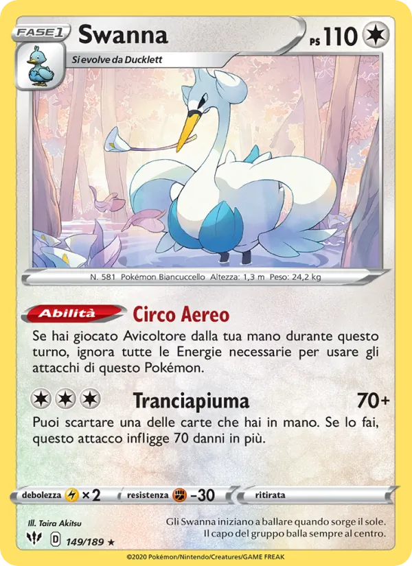 Swanna Fiamme Oscure 149/189