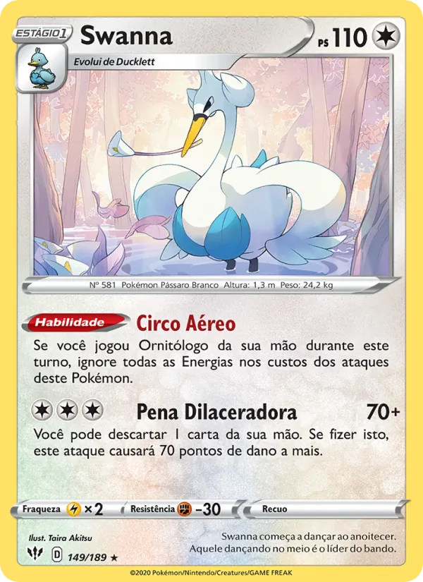 Swanna Escuridão Incandescente 149/189