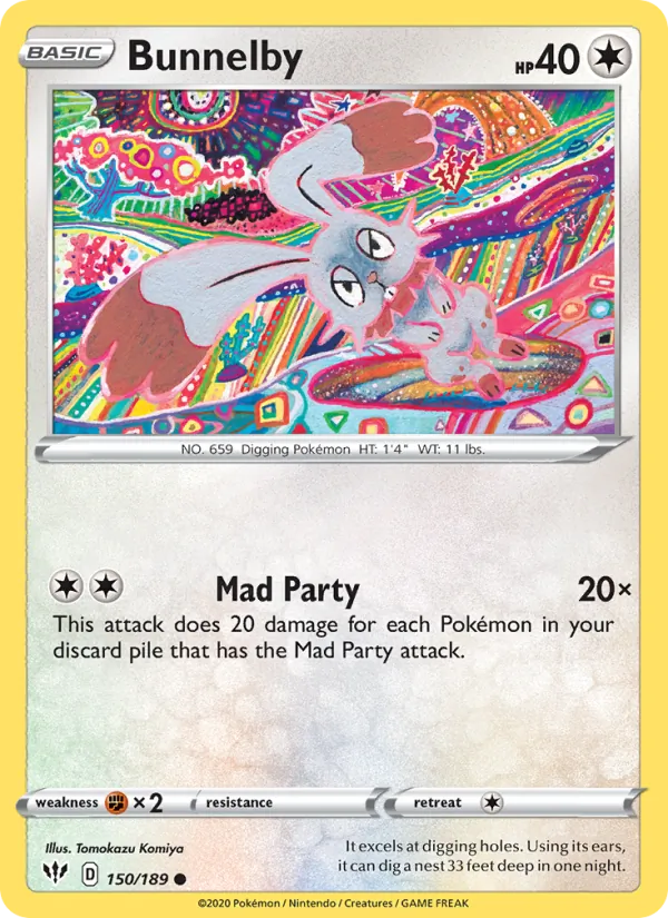 Bunnelby Darkness Ablaze 150/189