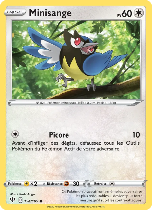 Minisange Ténèbres Embrasées 154/189