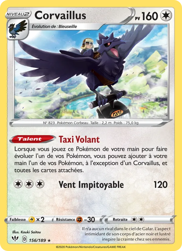 Corvaillus Ténèbres Embrasées 156/189