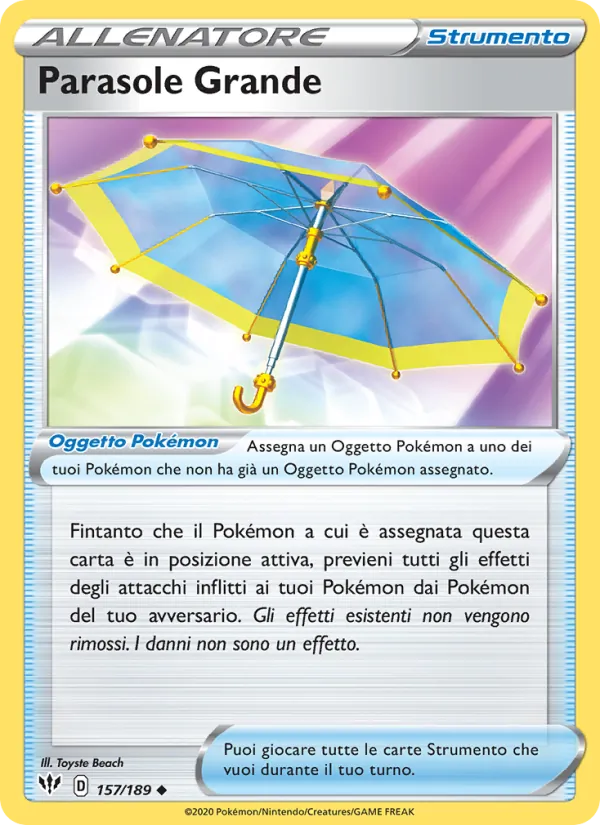 Parasole Grande Fiamme Oscure 157/189