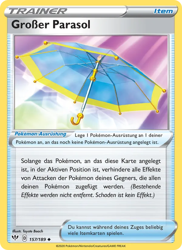 Großer Parasol Flammende Finsternis 157/189