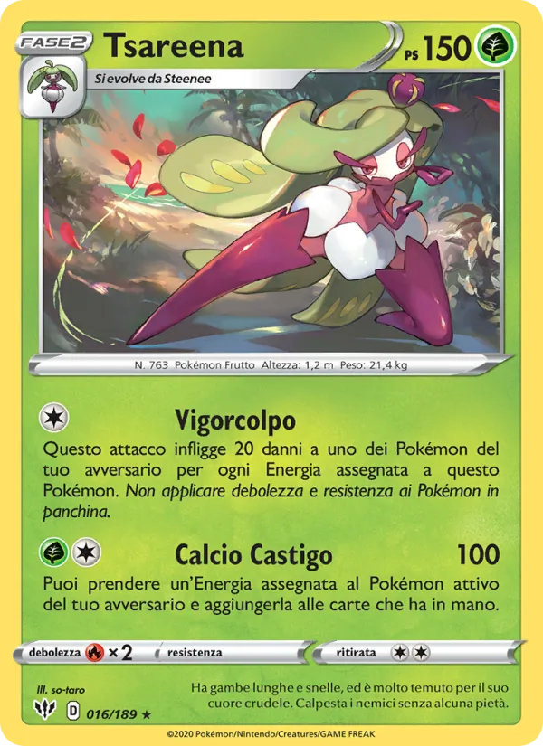 Tsareena Fiamme Oscure 16/189