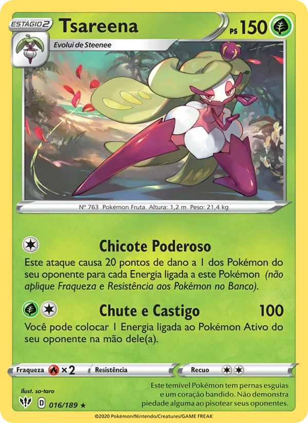 Tsareena Escuridão Incandescente 16/189