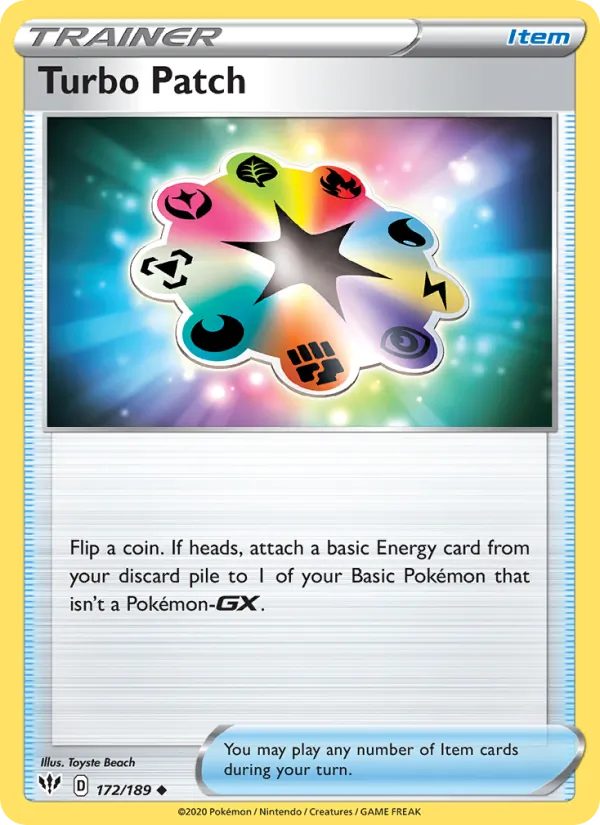 Turbo Patch Darkness Ablaze 172/189