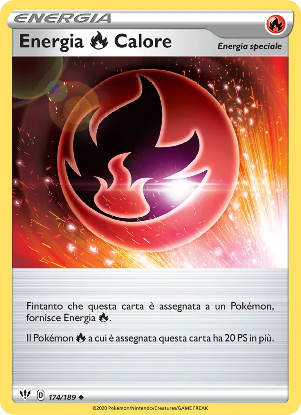 Energia Fire Calore Fiamme Oscure 174/189
