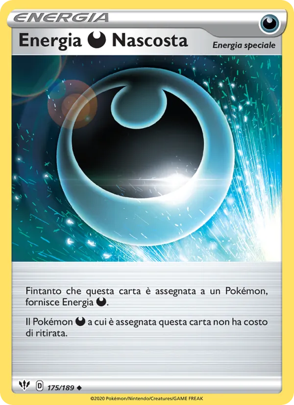 Energia Darkness Nascosta Fiamme Oscure 175/189