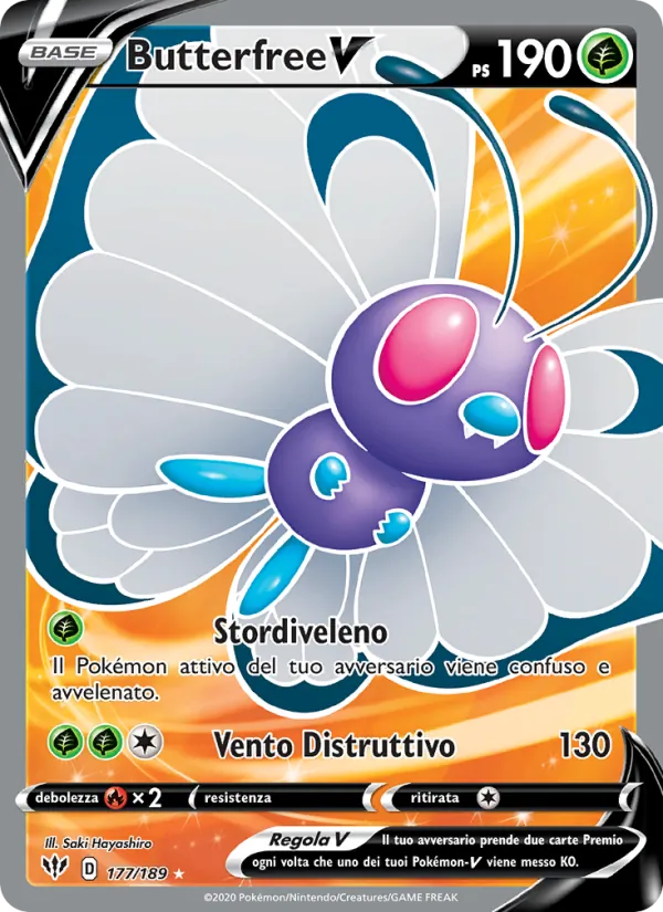 Butterfree V Fiamme Oscure 177/189