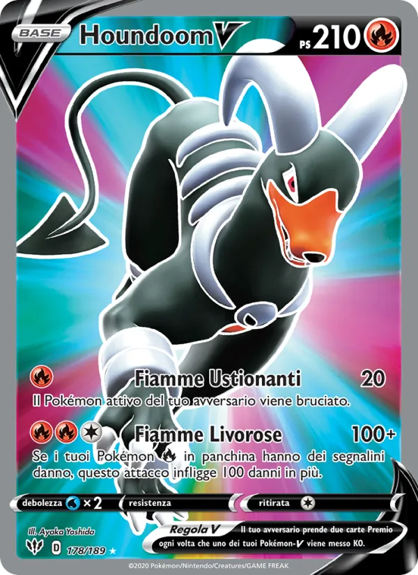 Houndoom V Fiamme Oscure 178/189