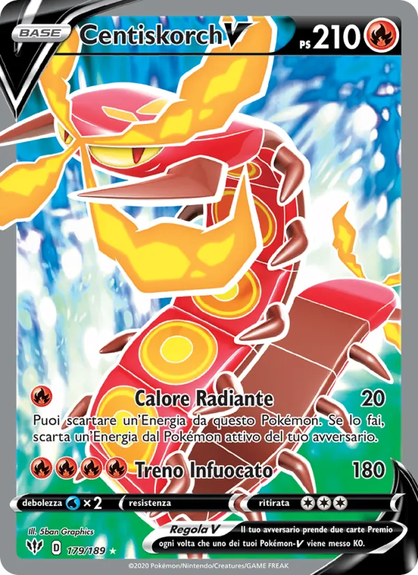 Centiskorch V Fiamme Oscure 179/189