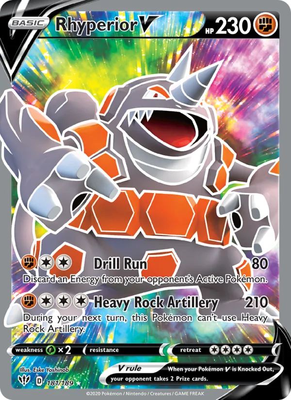 Rhyperior V Darkness Ablaze 181/189