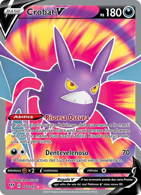 Crobat V Fiamme Oscure 182/189