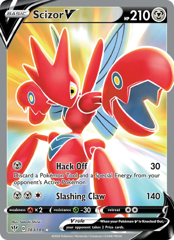 Scizor V Darkness Ablaze 183/189