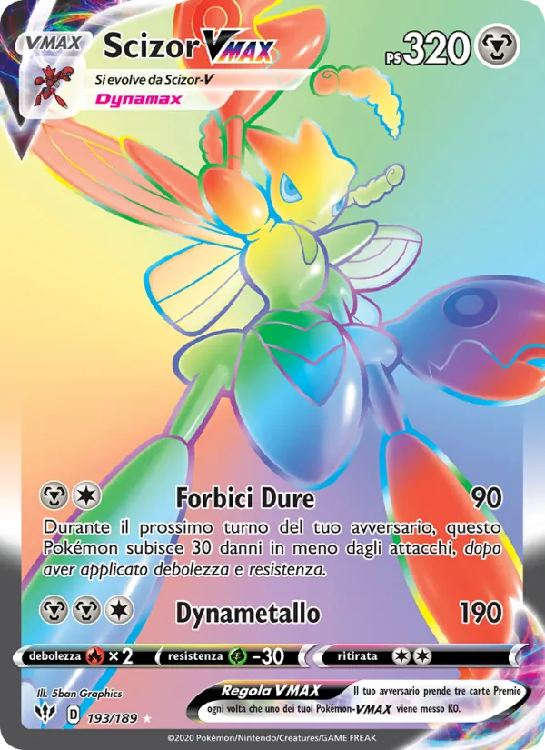Scizor VMAX Fiamme Oscure 193/189