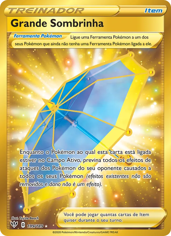 Grande Sombrinha Escuridão Incandescente 199/189