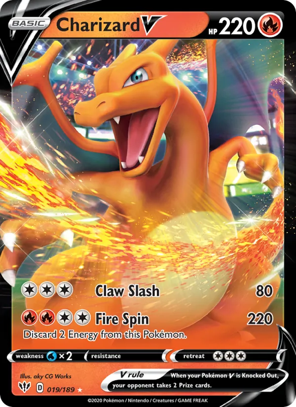 Charizard V Darkness Ablaze 19/189