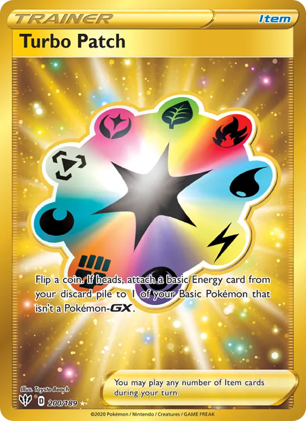 Turbo Patch Darkness Ablaze 200/189