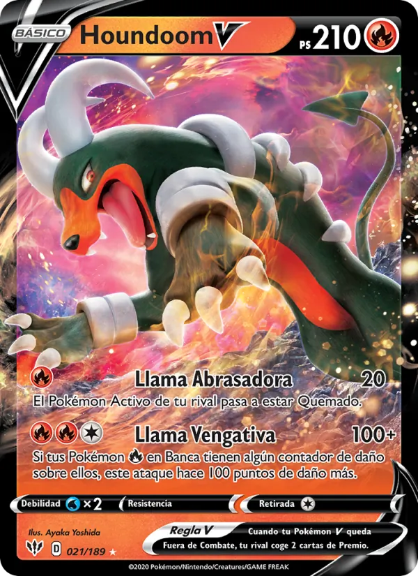 Houndoom V Oscuridad Incandescente 21/189