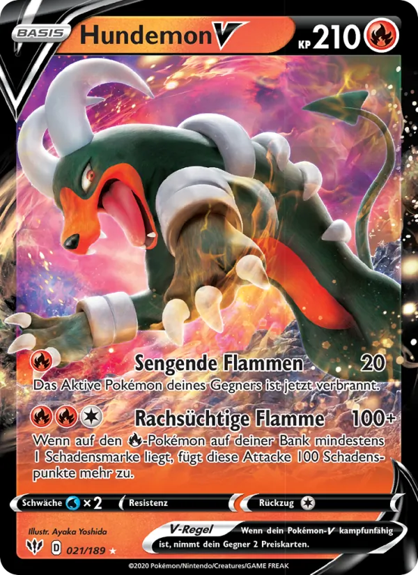 Hundemon V Flammende Finsternis 21/189