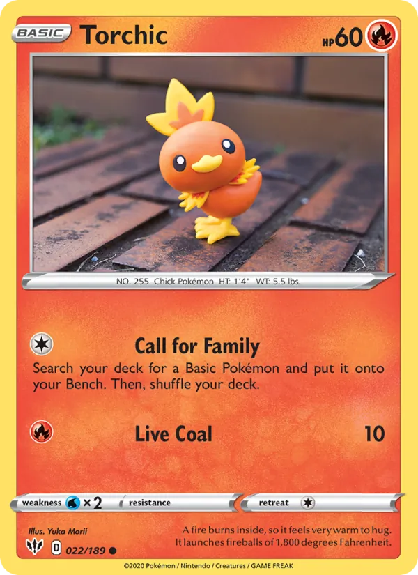 Torchic Darkness Ablaze 22/189