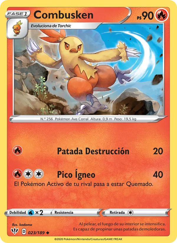 Combusken Oscuridad Incandescente 23/189