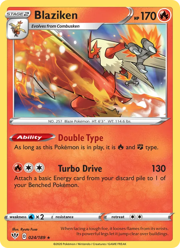 Blaziken Darkness Ablaze 24/189