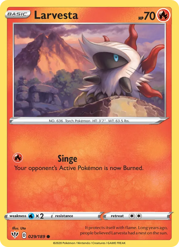 Larvesta Darkness Ablaze 29/189
