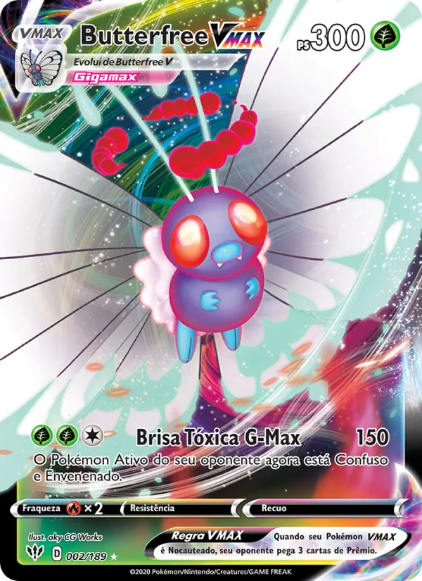 Butterfree VMAX Escuridão Incandescente 2/189