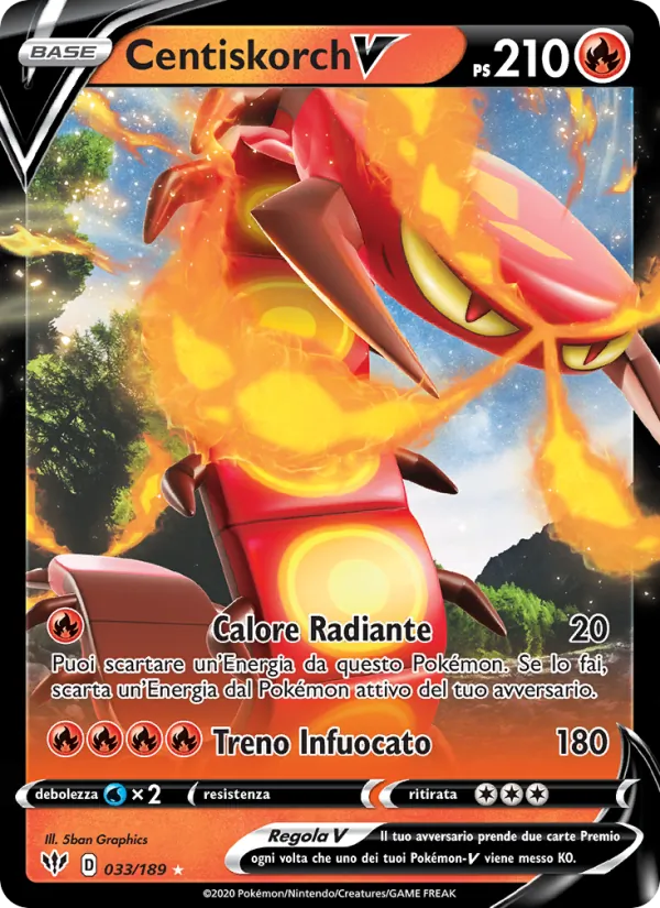 Centiskorch V Fiamme Oscure 33/189