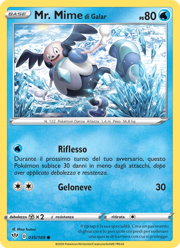 Mr. Mime di Galar Fiamme Oscure 35/189