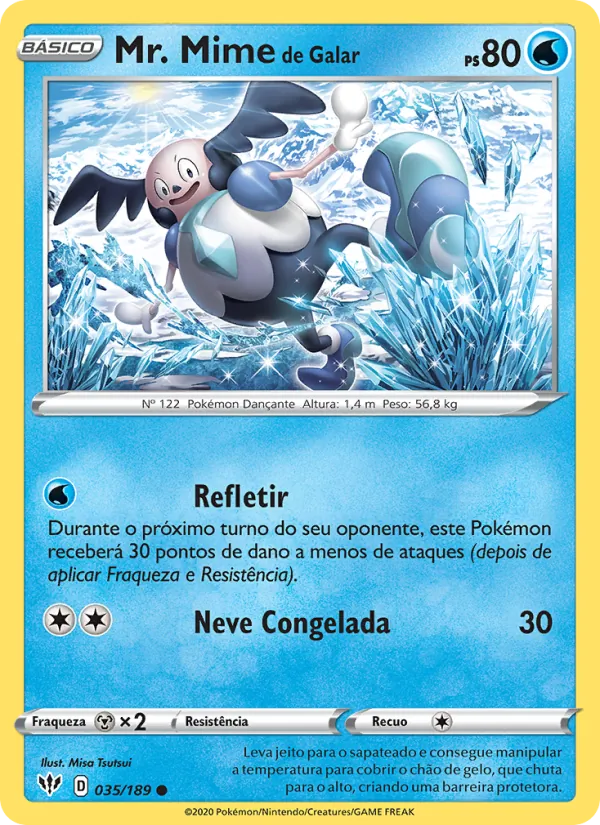 Mr. Mime de Galar Escuridão Incandescente 35/189