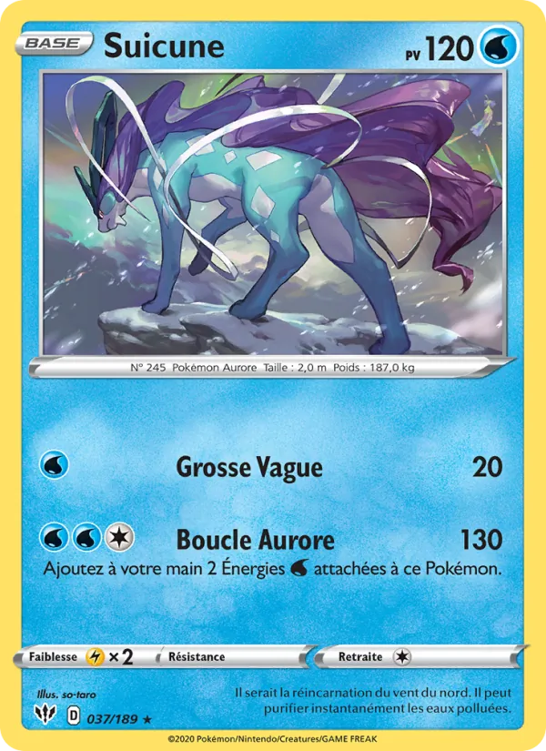 Suicune Ténèbres Embrasées 37/189
