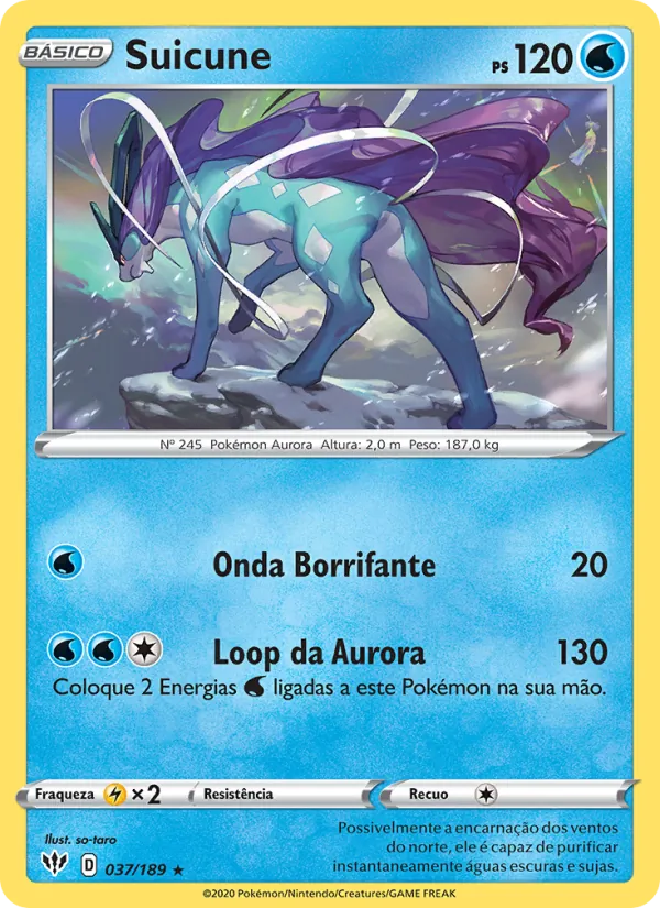 Suicune Escuridão Incandescente 37/189
