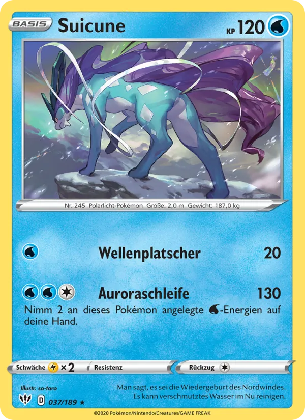 Suicune Flammende Finsternis 37/189