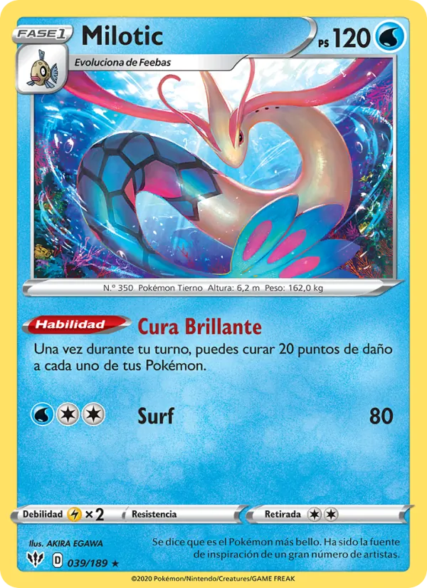Milotic Oscuridad Incandescente 39/189